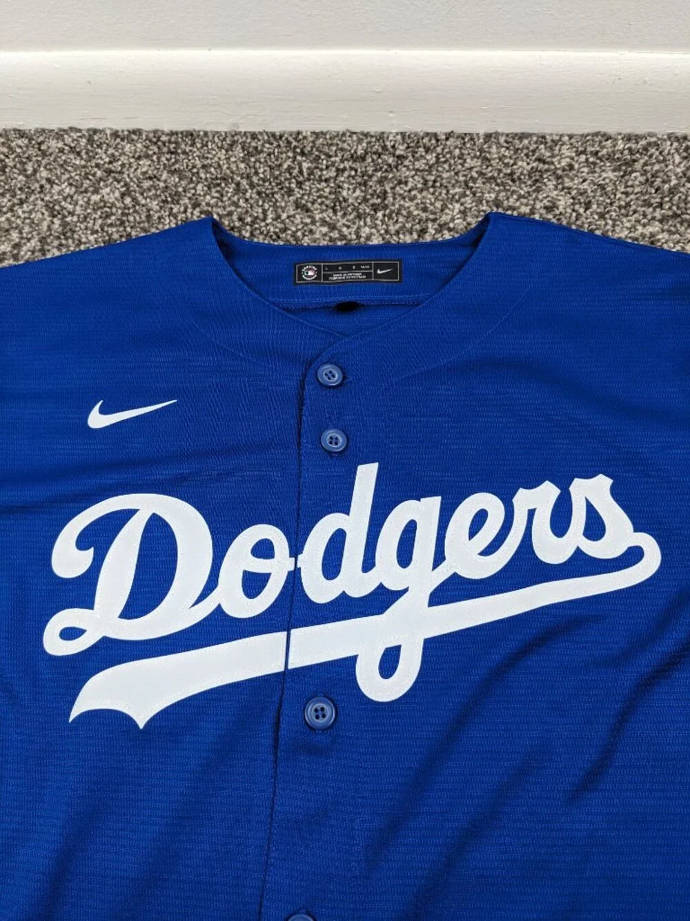 Nike Los Angeles Dodgers Freddie Freeman Blue Jersey Youth Large